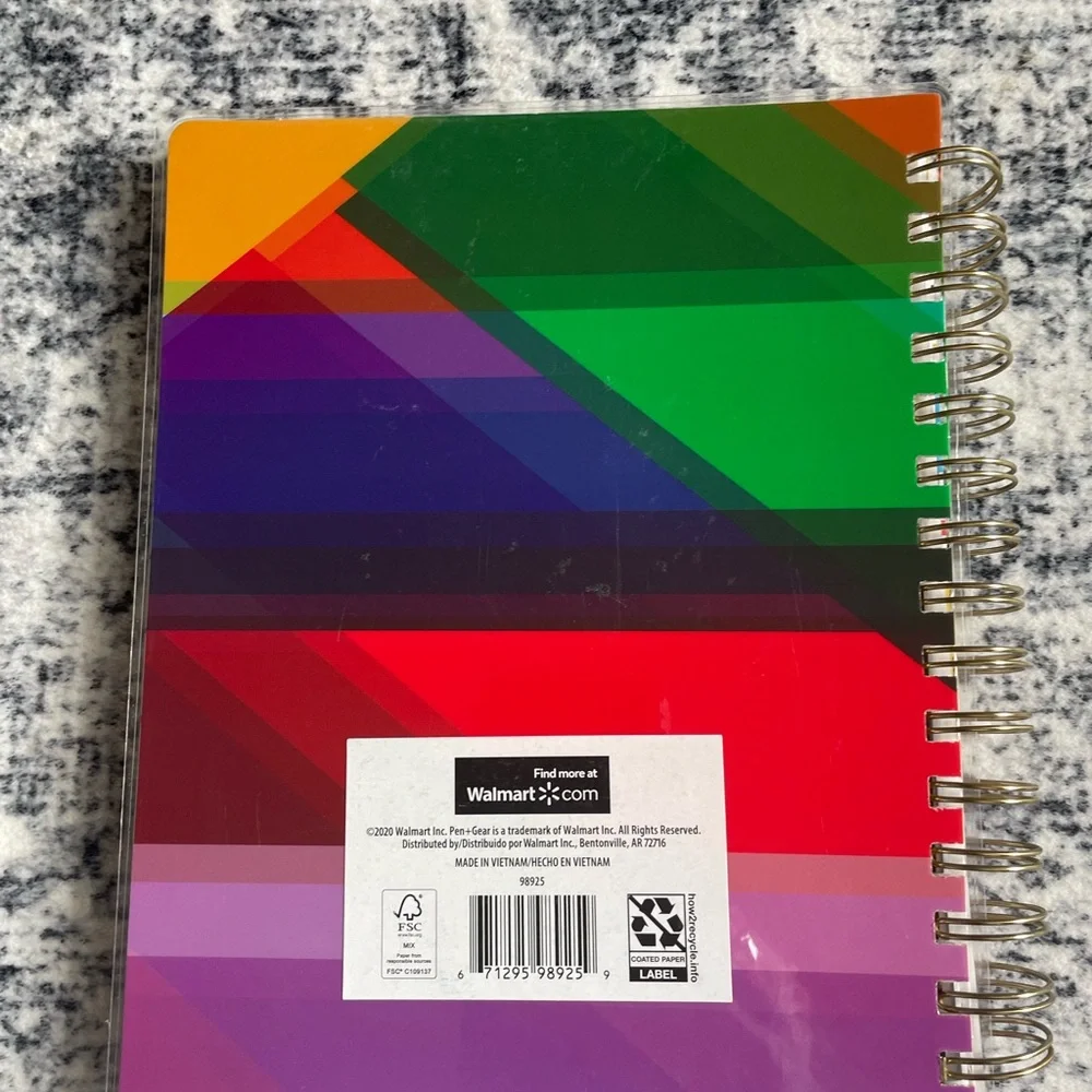 Colorful Weekly/Monthly year Planner